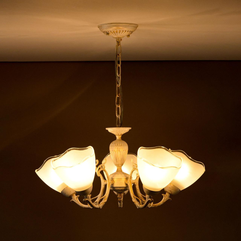 Люстра 56 см Citilux Латур CL413250 белый/золото