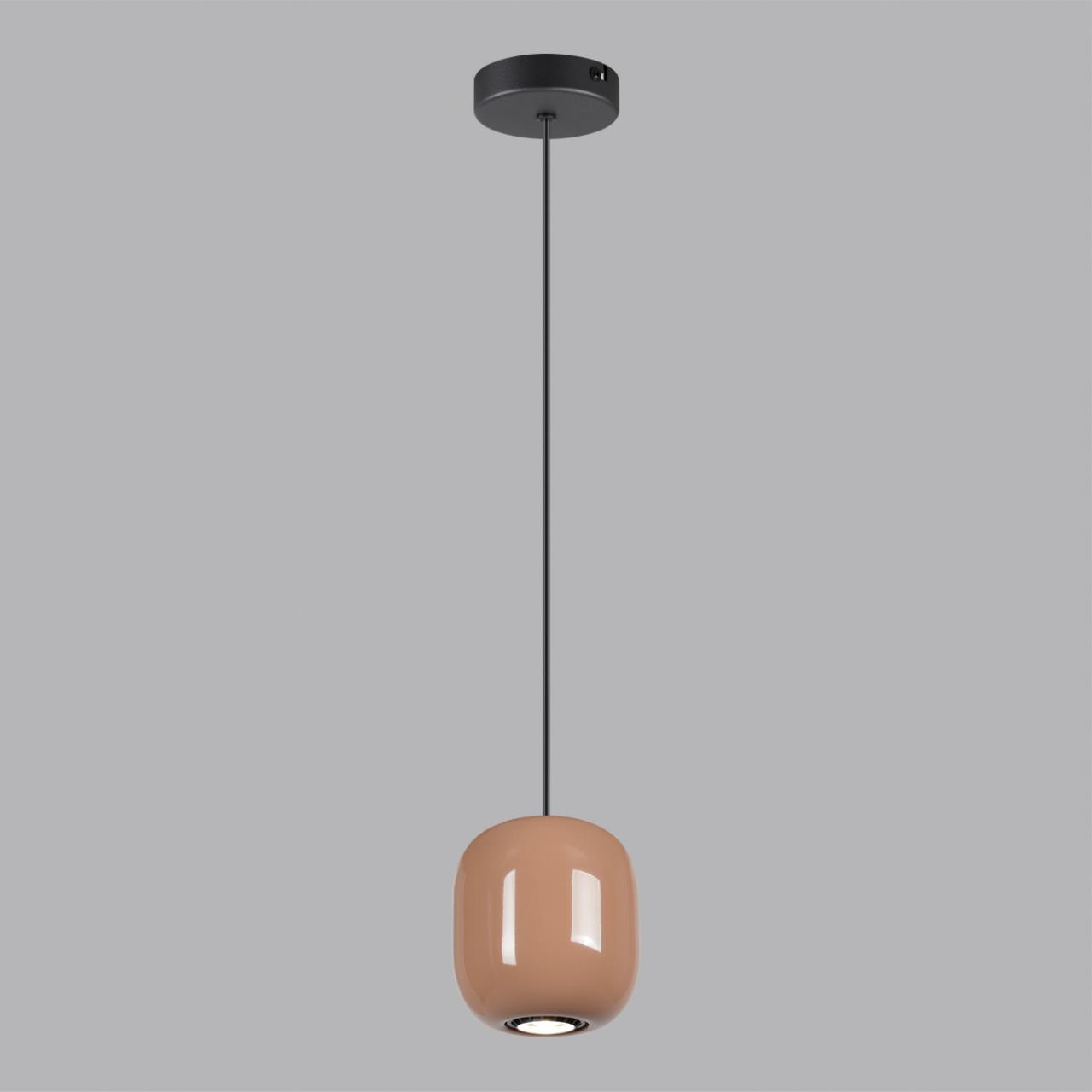 Подвес 12*12*120 см, 1 GU10*4W, Odeon Light Ovali, черный 5053/1G