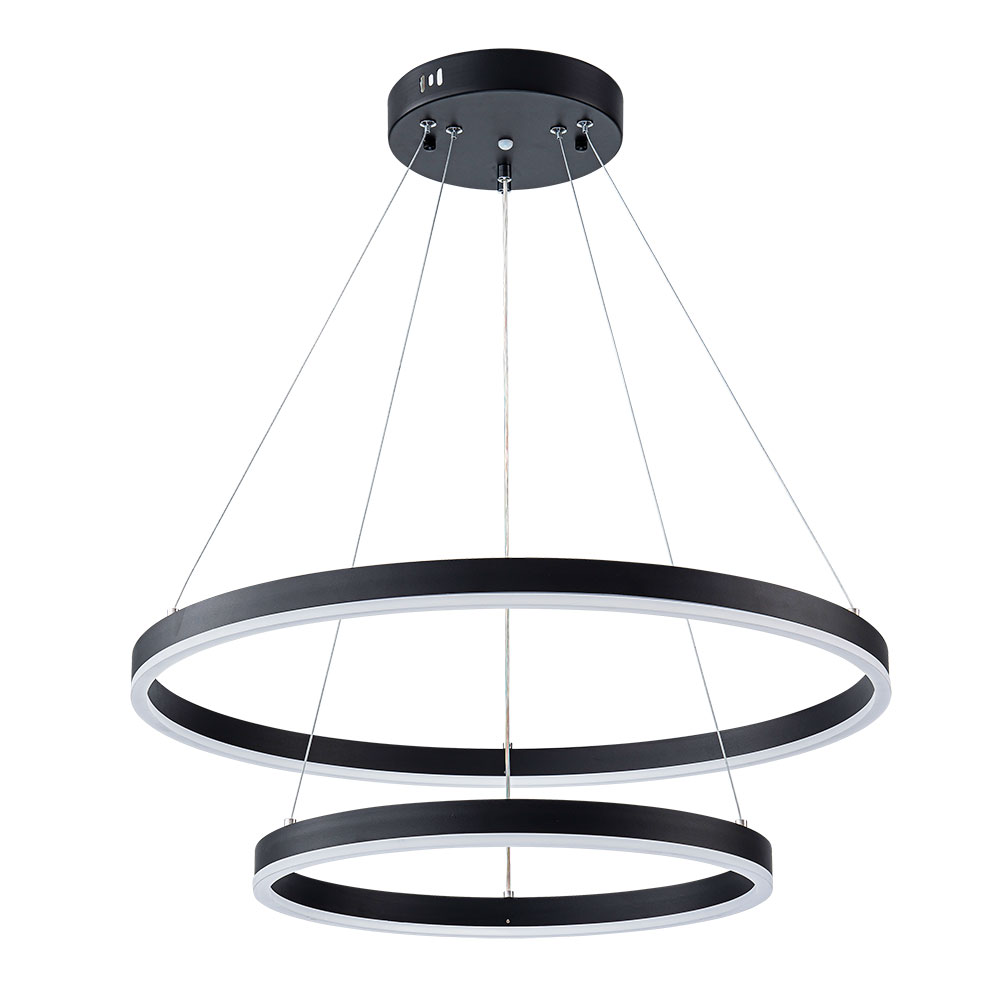 Подвесной светильник 3*60 см, 1*LED, 74W, 3000-6000K Arte Lamp Siren A2548SP-75BK, Черный