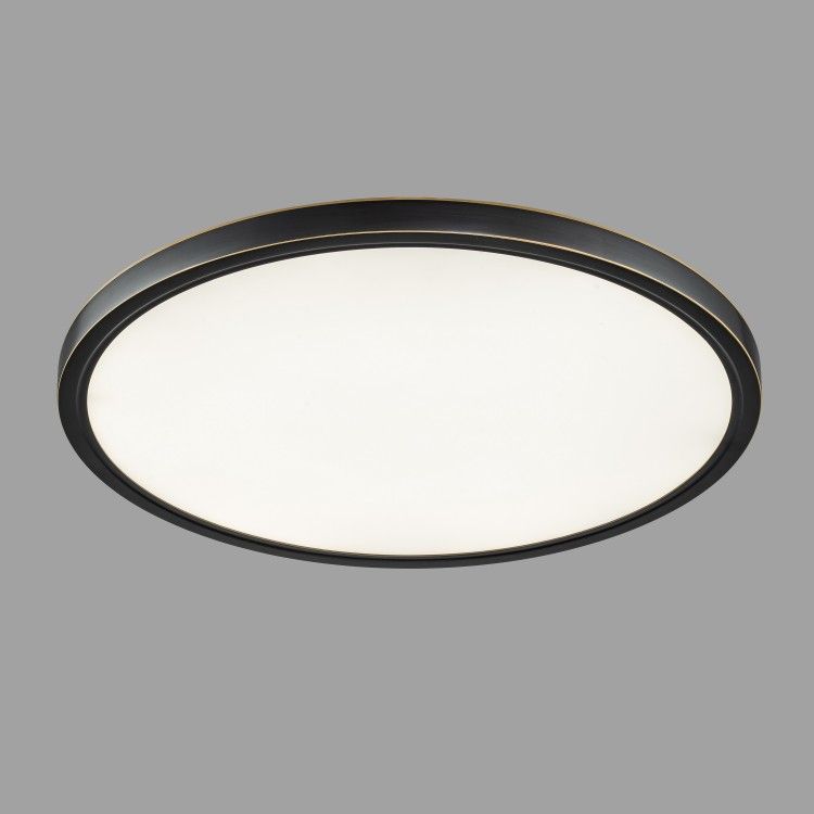 Светильник 50-2,5 см, 1*LED*48W, 3000K, Belfast Glenmore 8088-5H BL, Черный