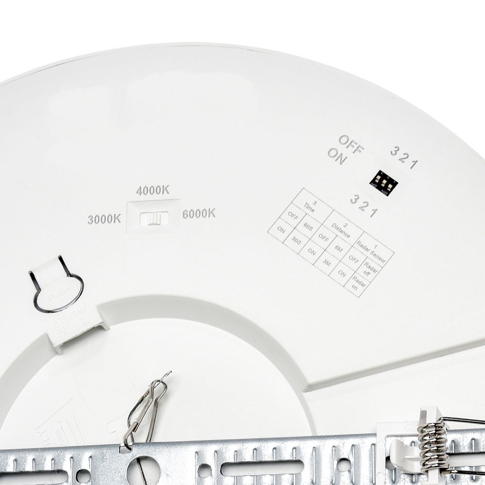 Светильник 17 см, 12W, 3000-6500K, Sonex 7790/12L, белый