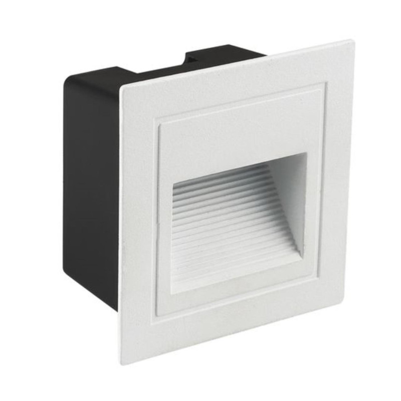 Встраиваемый светильник 8,5*5*8,5 см, 1*LED*5W 4200K Arte Lamp Piazza A7325IN-1WH белый