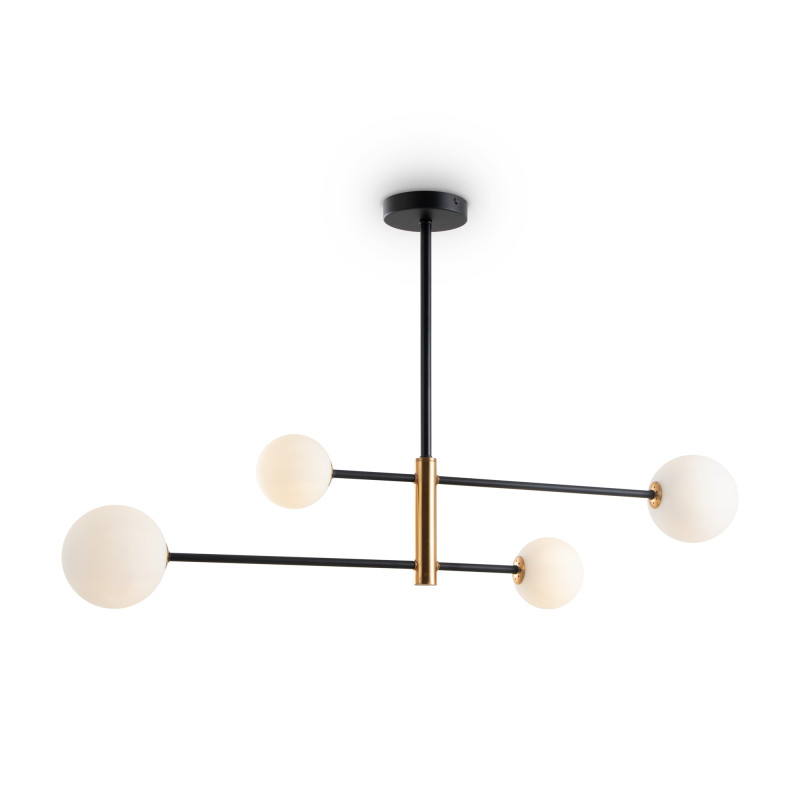 Светильник 98 см, Freya Sphirity FR5376CL-04B, черный