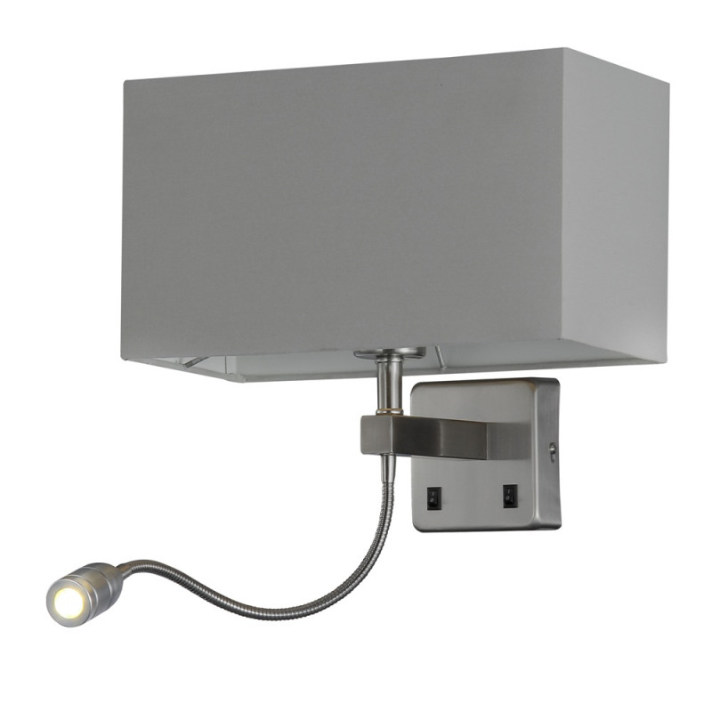 Бра 30*20 см, Crystal Lux JEWEL AP2 GR Хром