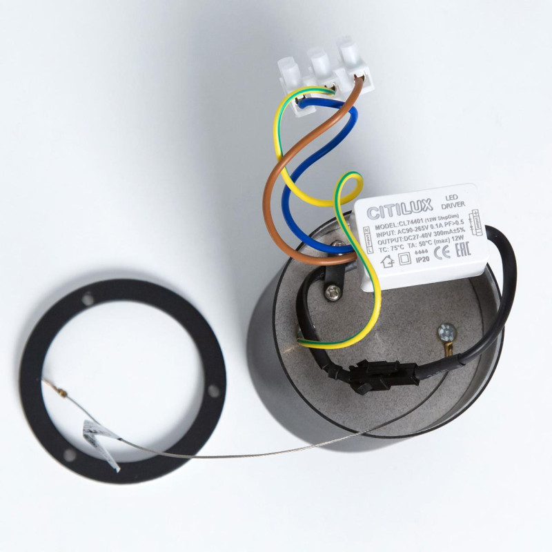 Светильник 8*8 см, 12W LED, 3500K, Citilux Старк CL7440113, черный-медь