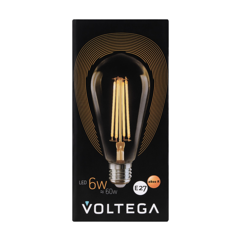 5526 Лампа светодиодная  Voltega Loft LED 6W 620Lm 2800K E27