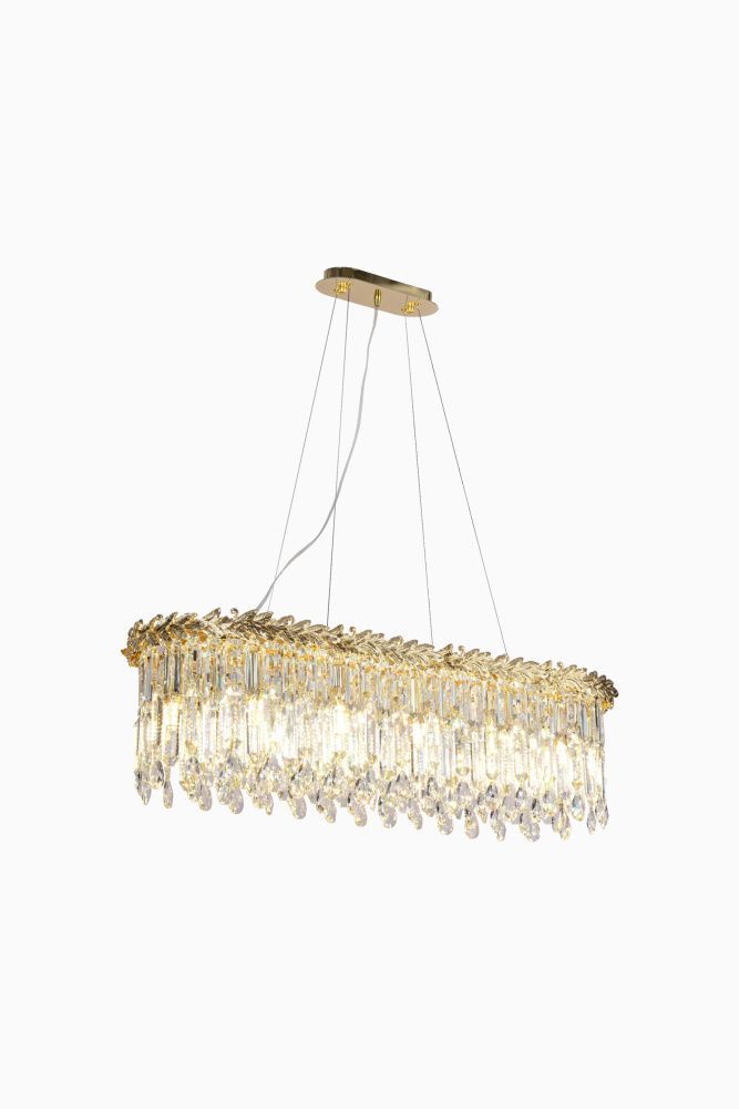 552-L1000 GOLD Люстра NW 12*40W (480W)*E14, L1000 x W300 x H280, NewRgy GOLD (Золото)