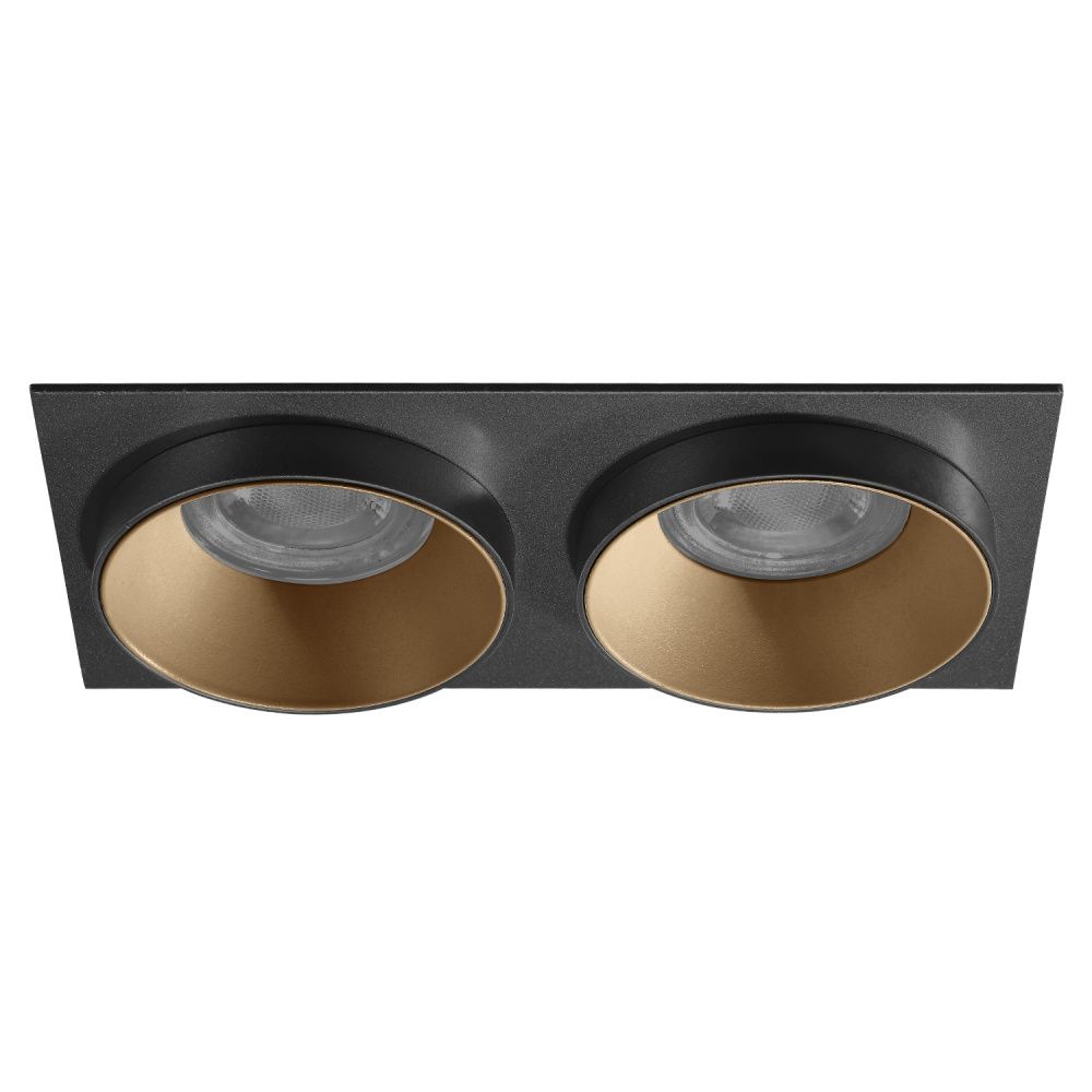 Светильник встраиваемый Crystal Lux CLT 044C2 GO-BL-BL черный/золото