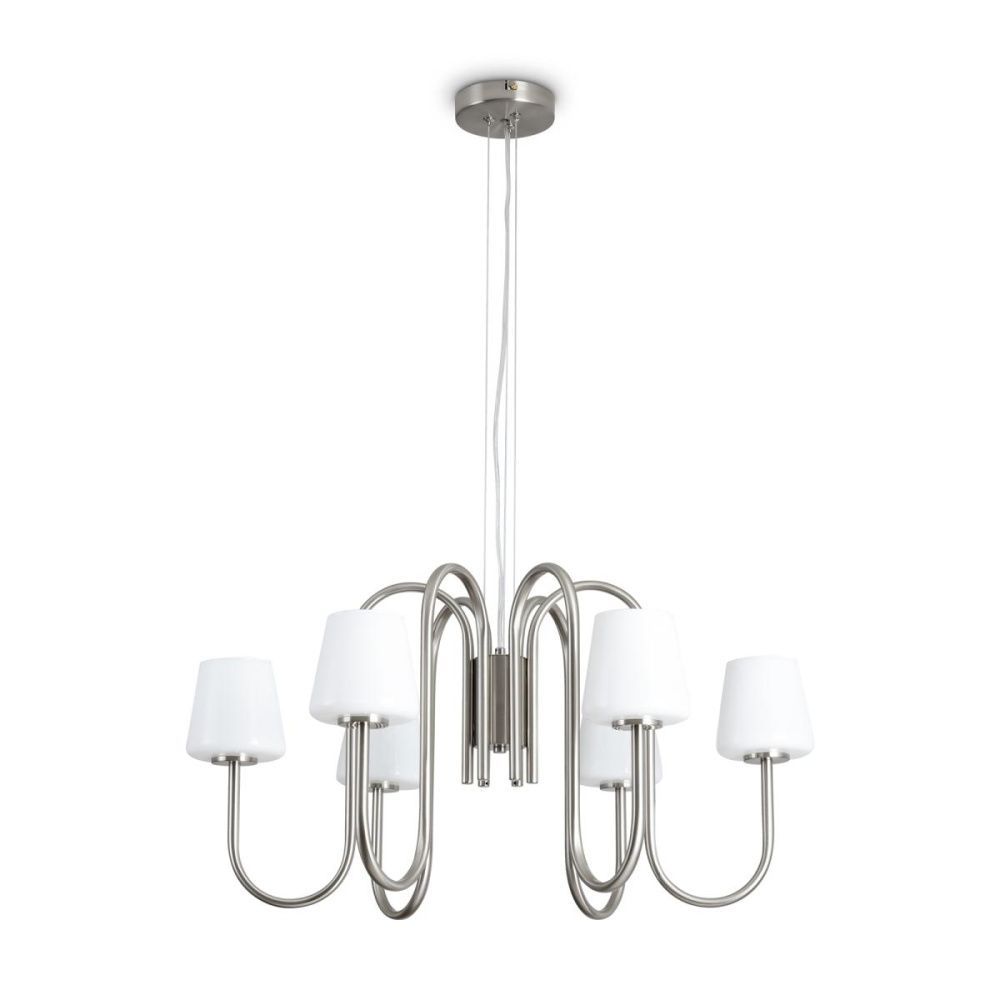 Подвесной светильник 72 см, Freya Jade FR2039PL-06N, никель