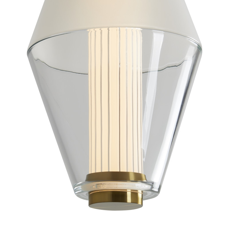 Светильник 17 см, 8W, 3000K, Freya Plum FR6137PL-L6BT, латунь