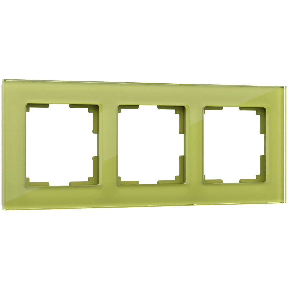 Рамка на 3 поста (фисташковый) WL01-Frame-03 Werkel 4690389098635