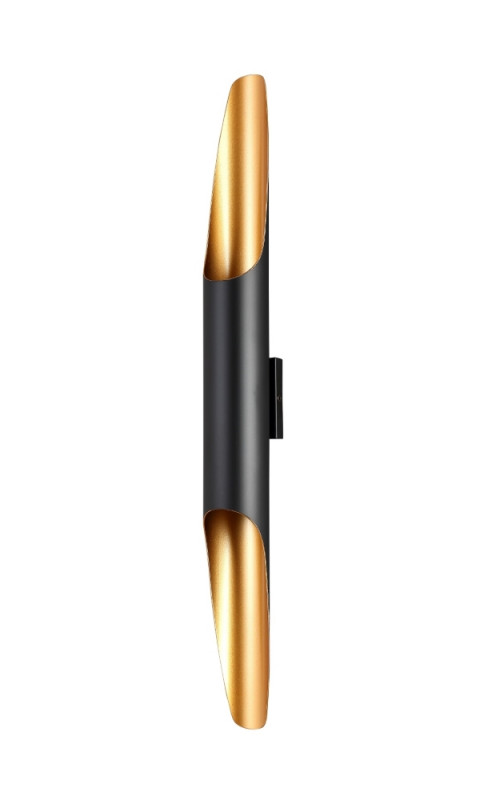 Бра 6*8 см, Crystal Lux CLT 332W2-V2 BL-GO Черный/Золотой