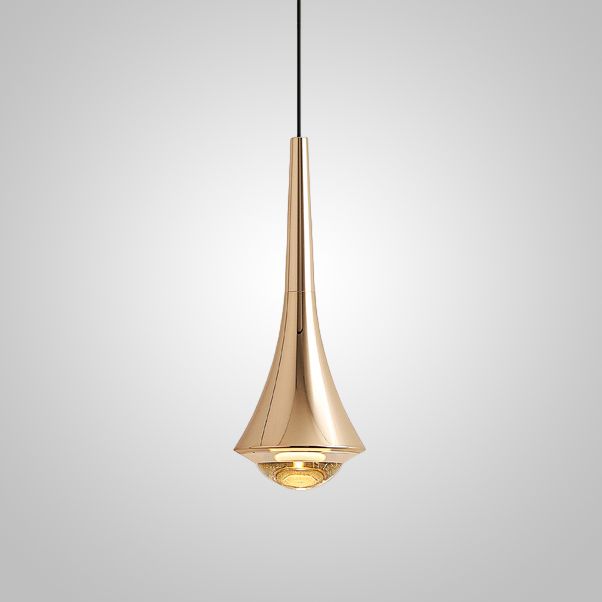 Подвесной светильник CAI B Brass 8,3*8,3*23 см, 1*LED*8W, 3000K, ImperiumLoft cai-b01, Латунь