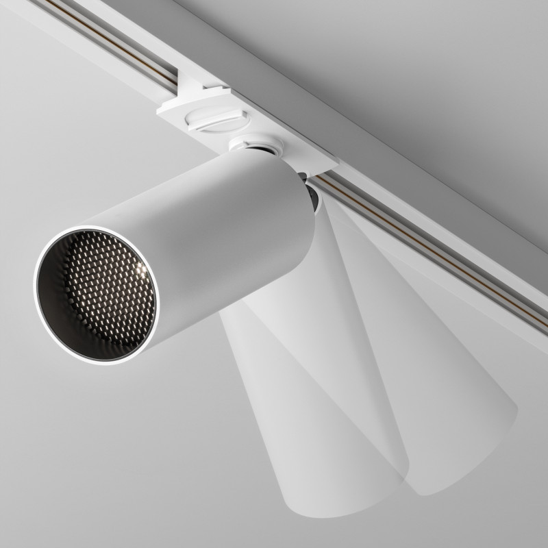 Светильник 16 см, 12W, 4000K, Maytoni Unity Focus LED TR021-1-12W4K-W-D-W, белый, 24°, Dim Triac