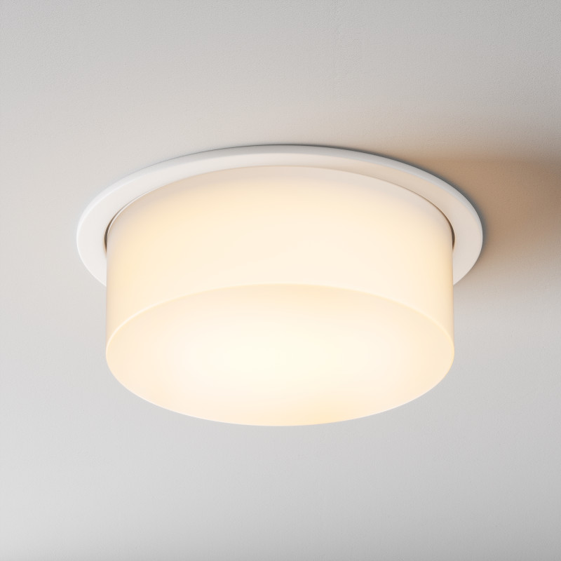 Встраиваемый светильник 6.8/8 см LED, 12W, 3000К, Maytoni Technical nude DL065-12W3K-W белый