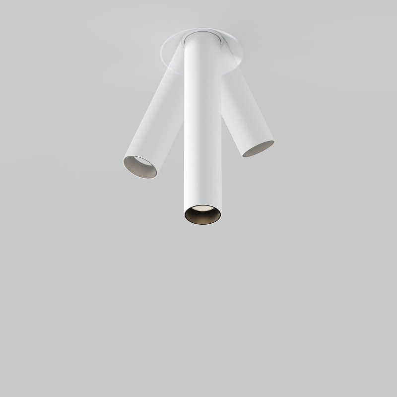 Встраиваемый светильник 3*3*21,6 см, LED, 7W, 3000К, Maytoni Technical Focus T C140RS-L200-7W3K-W белый