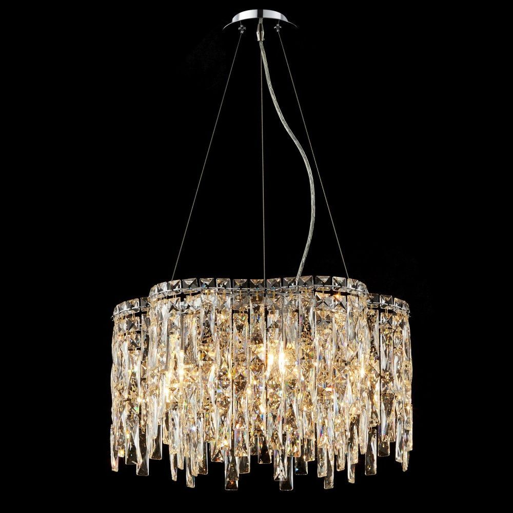 Люстра 50*50*84 см, 6*E14 Gerhort G22042/6SN+CL, Сатин