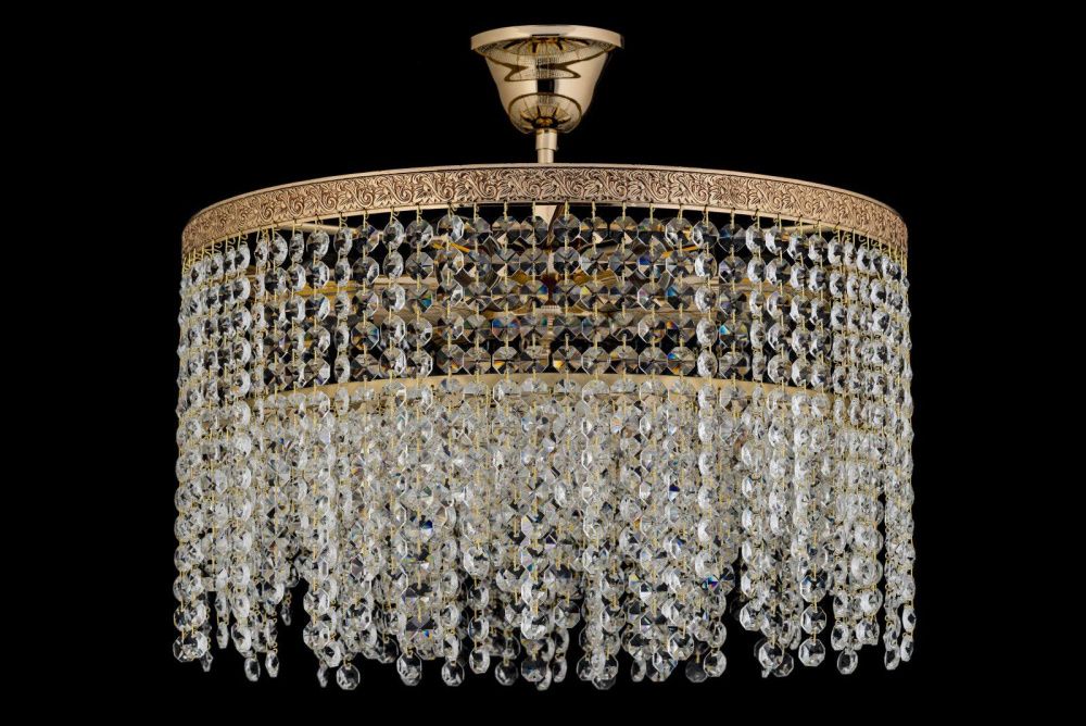 Люстра потолочная *40*35 см, 5*E27*60W, Arti Lampadari Favola Favola E 1.3.40.102 G, золотой