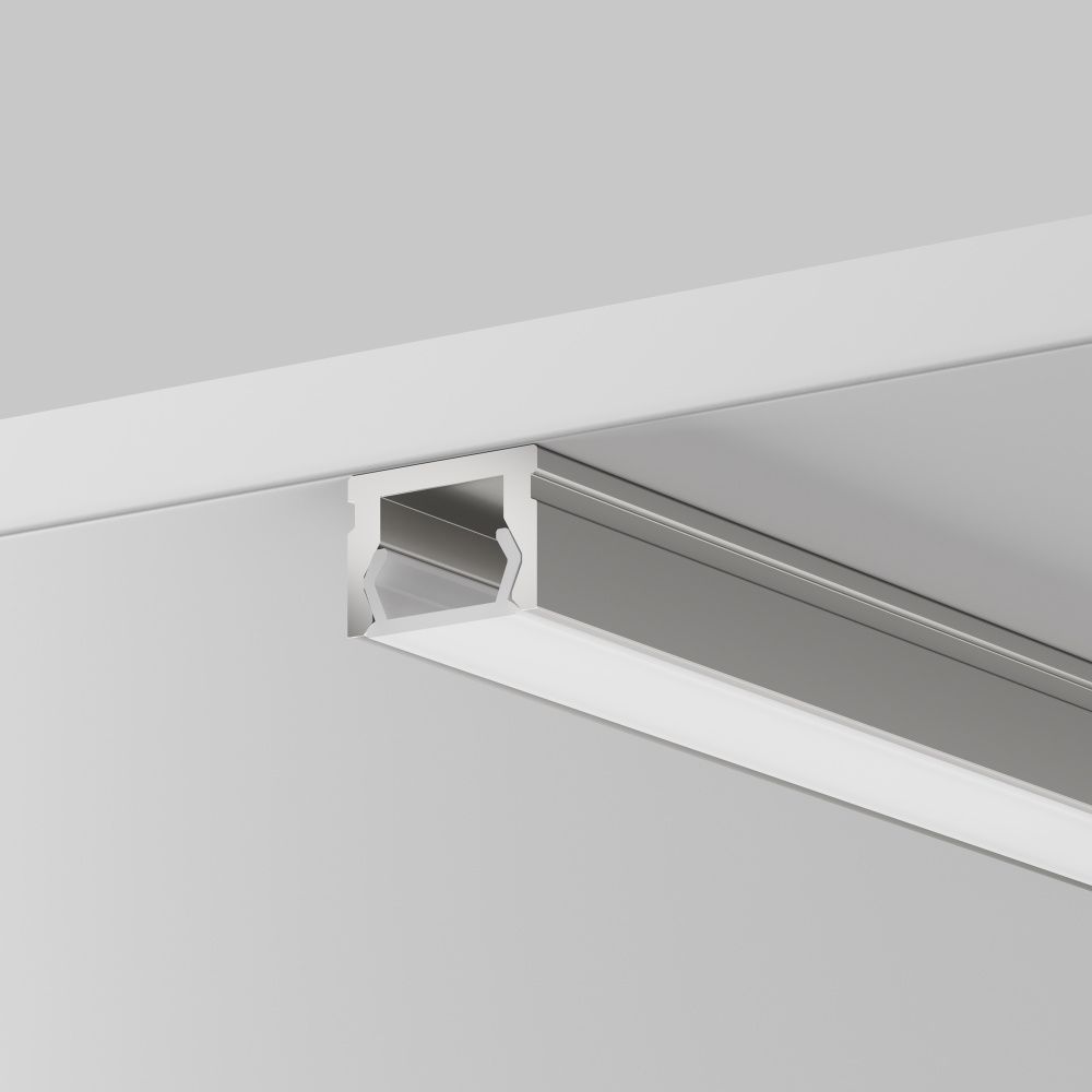 Алюминиевый профиль накладной Maytoni Led Strip Накладной профиль Серебро 631001