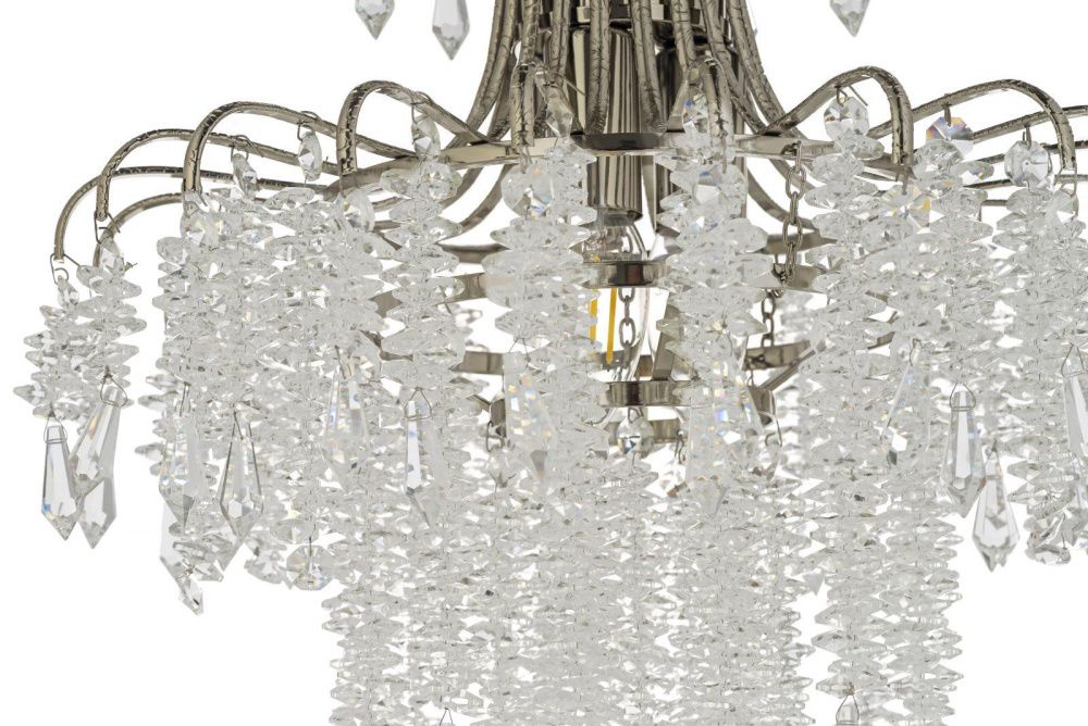 Люстра подвесная *40*50 см, 3*E14*40W, Arti Lampadari Erli Nickel Erli E 1.5.40.105 N, никель