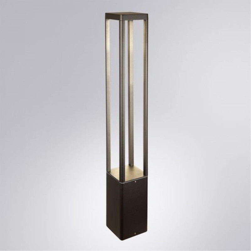 Ландшафтный светильник 11*11*80 см, 1*LED*9W 4000K Arte Lamp Pherkad A2728PA-1BK черный
