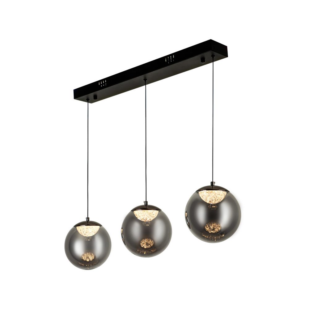 Светильник 70** см, LED*17W, 3000-6000K, Modelux  ML.2338.3L BK, Чёрный