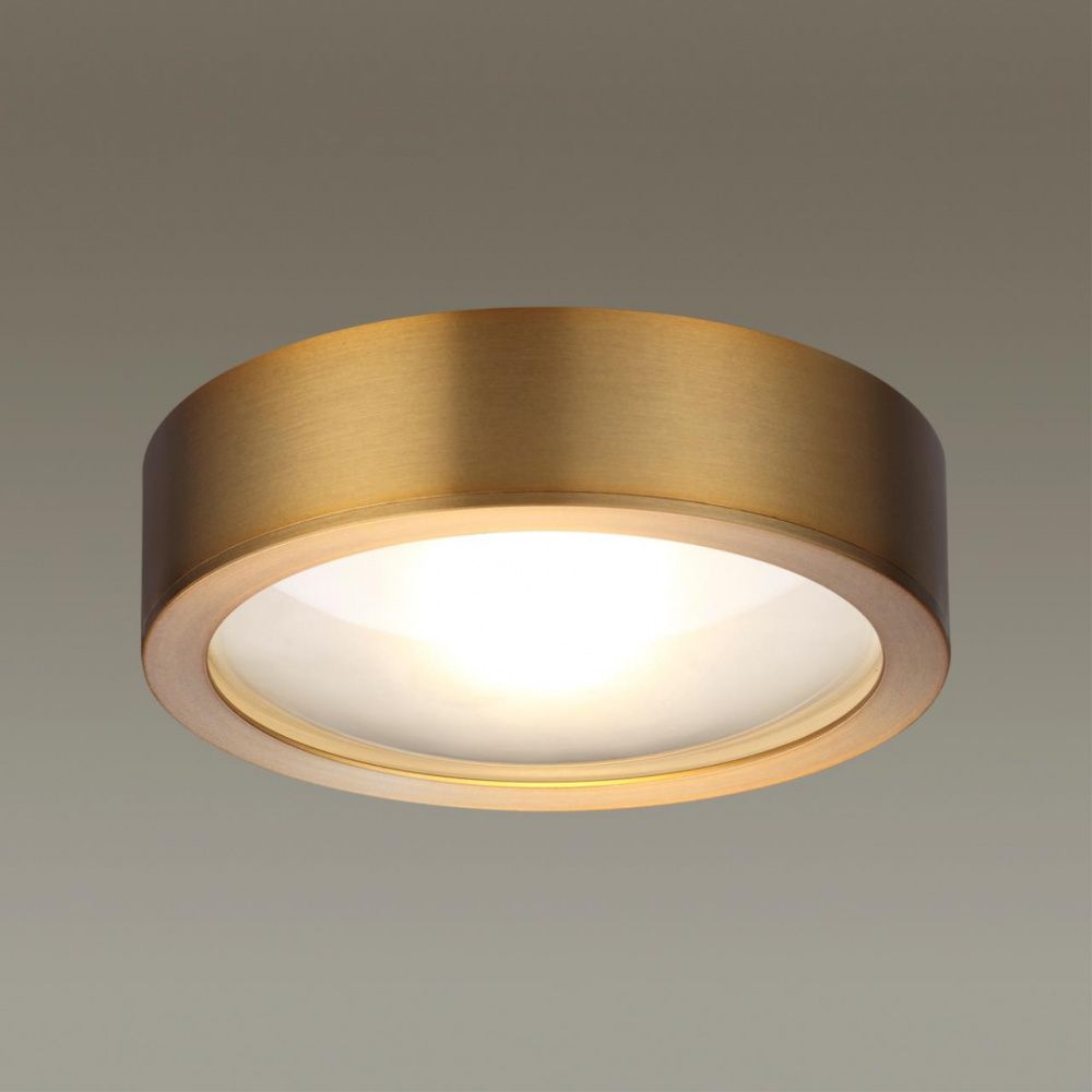 Светильник 9*9 см, LED 7W, 3000K Odeon Light Reus 4342/7CL, бронза