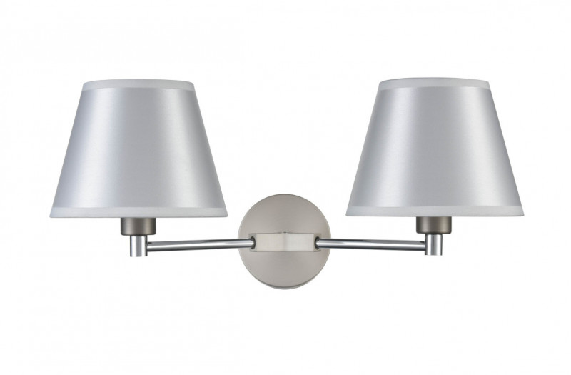 Бра 41*28*20 см, 2*E14 сатин никель Vele Luce Adele VL4003W02