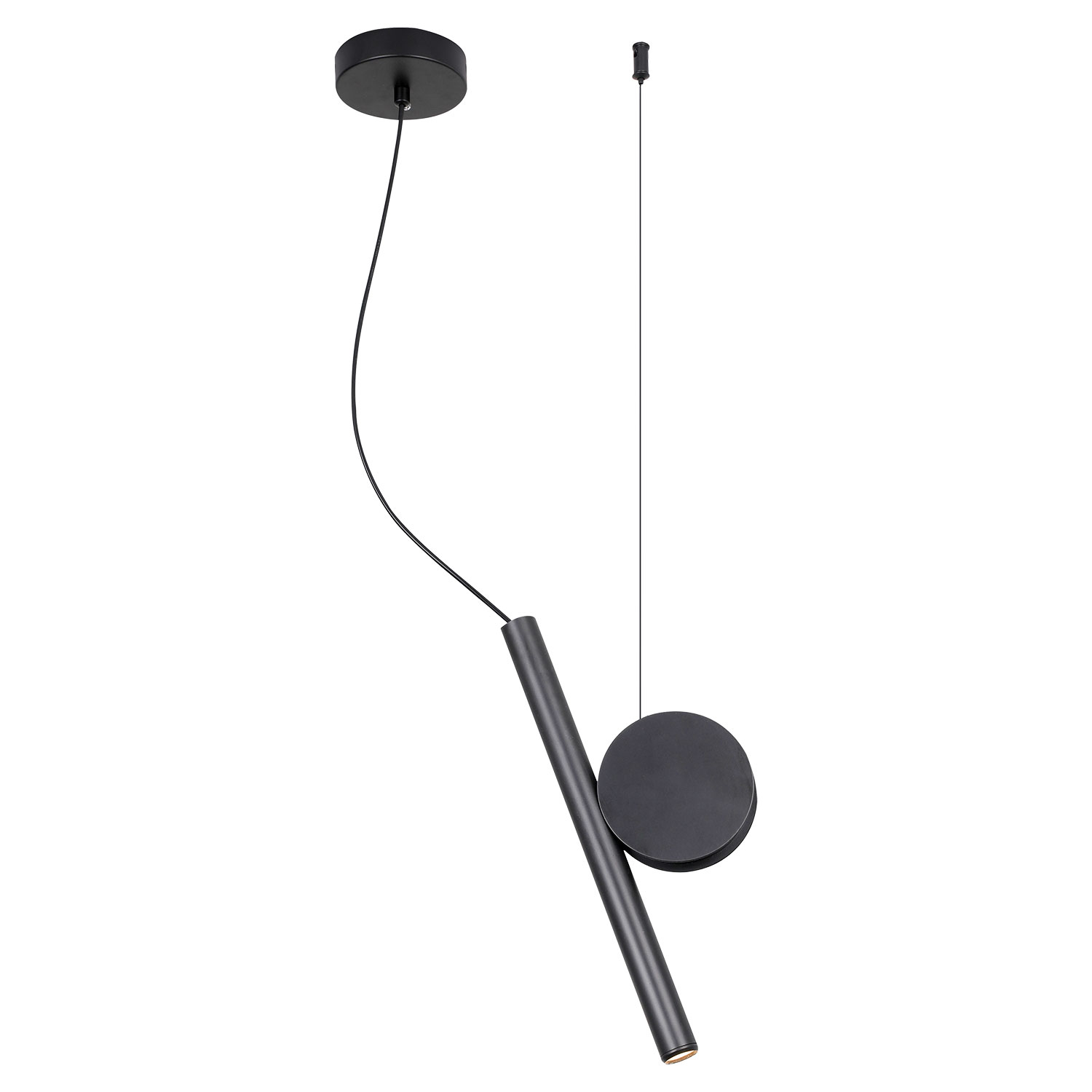 Подвесной светильник Lussole LSP-7014, 20*45 см, черный