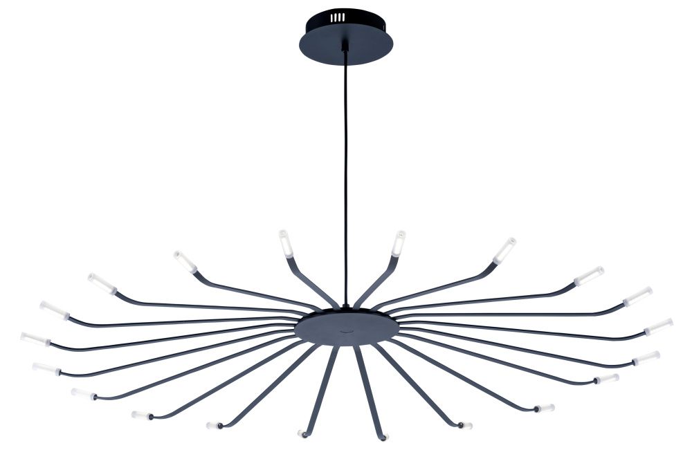 Люстра Ø1200 x H1500, мм, 30W 4000K, SANDY BLACK (Черный) NewRgy 3107-DW-120 SANDY BLACK