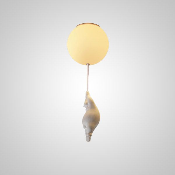 Потолочный светильник WASTY E D13 13*13*5 см, 1*E27*60W, ImperiumLoft wasty01, Белый