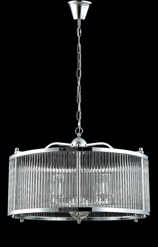 Люстра 60 см, Crystal Lux TADEO SP6 D600 CHROME/TRANSPARENTE хром
