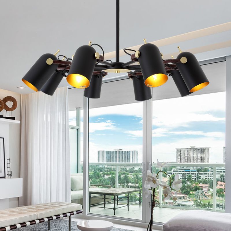 Люстра на штанге BULLET B D70 70*70*40 см, 3*E27*60W, ImperiumLoft BULLET-B01, Чёрный