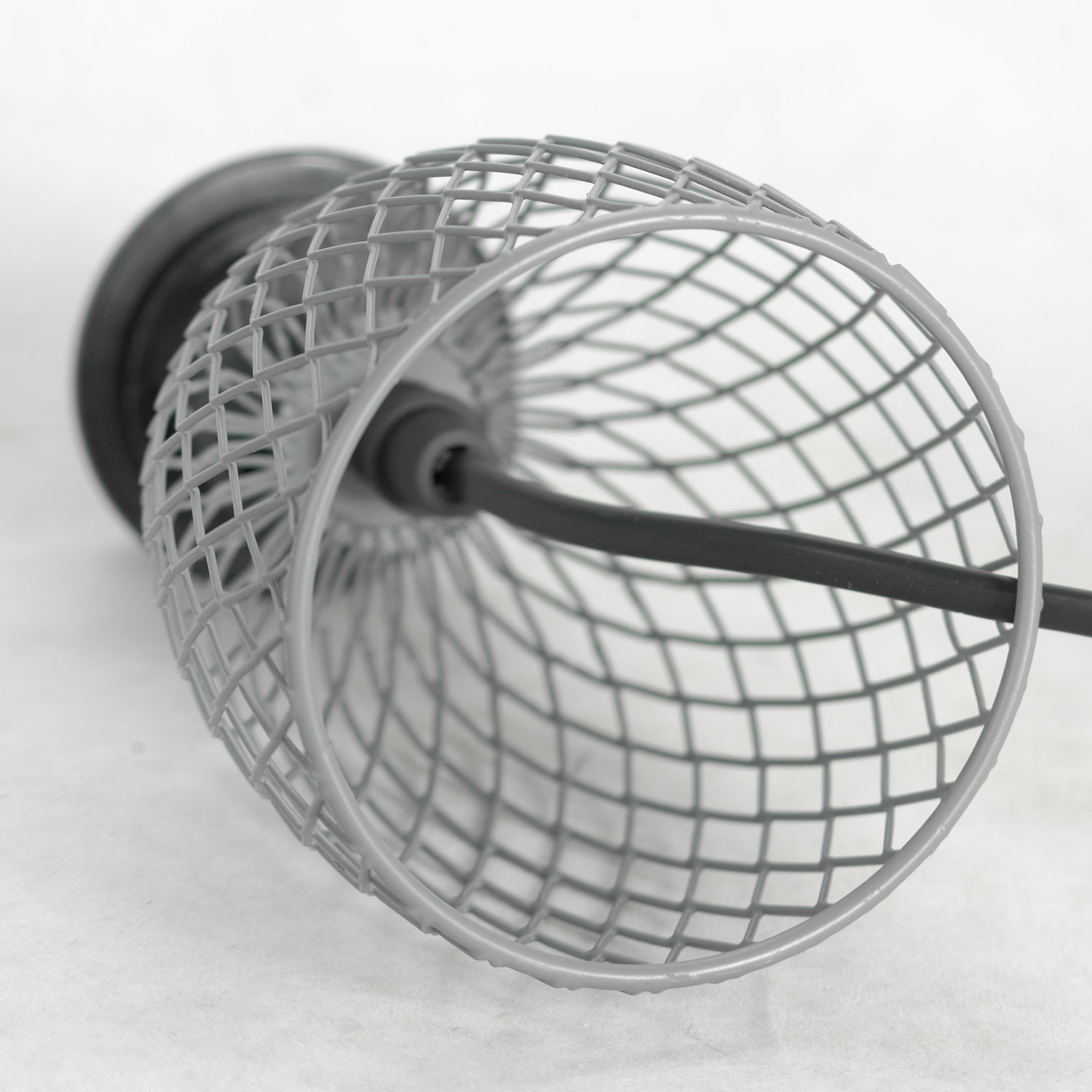 Настольная лампа 13*25 см, 1*E27*40W Lussole Lattice LSP-0562 серый