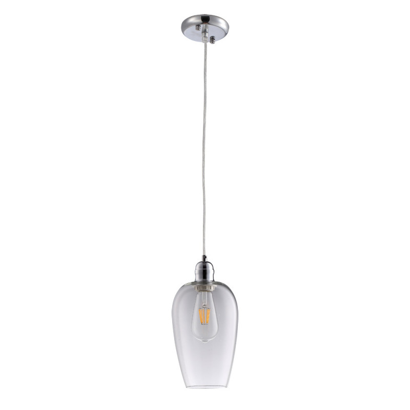 Подвесной светильник Arte Lamp A9291SP-1CC хром, диаметр 16 см