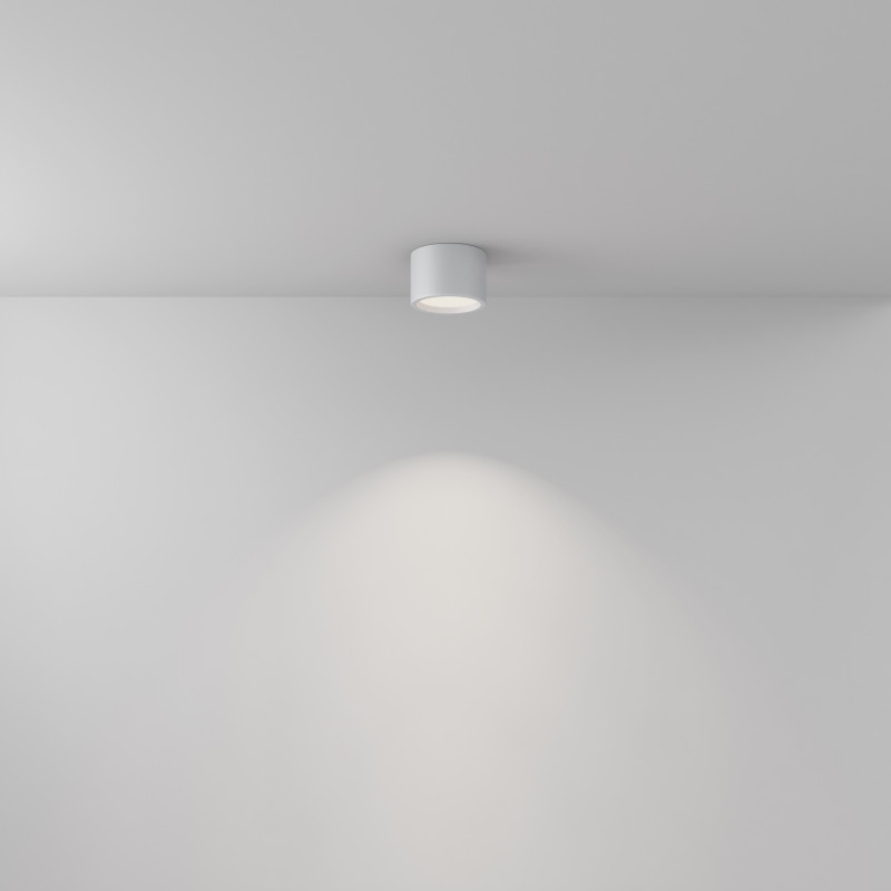 Влагозащищенный светильник 10,5*10,5*7 см, LED, 10W, 4000К, Maytoni Technical Hydra C090CL-10W4K-W белый
