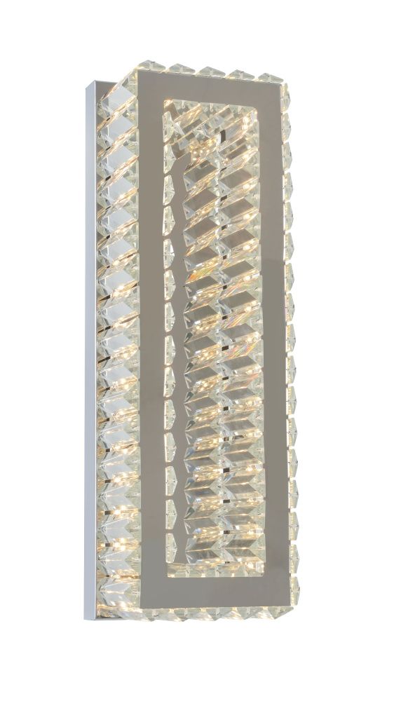 Бра L140 x W100 x H420, мм, 20W 3000-6000K, CHR (Хром) NewRgy W2934R/20W CHR