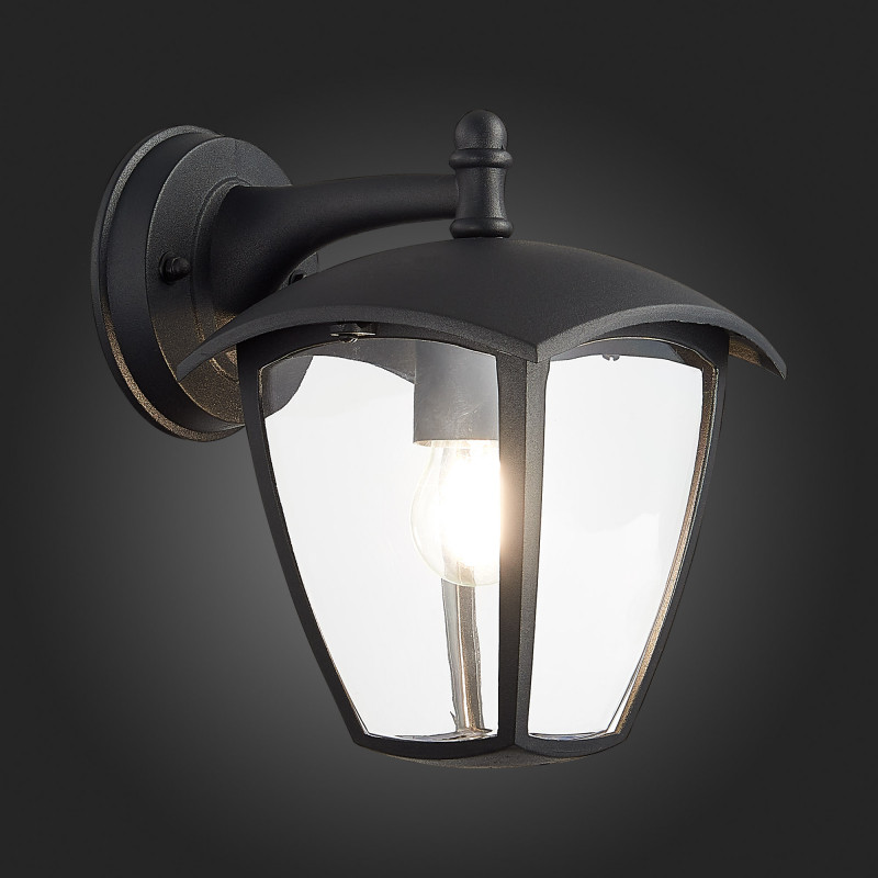 Светильник уличный настенный 18 см, ST LUCE SIVINO SL081.411.01 Черный