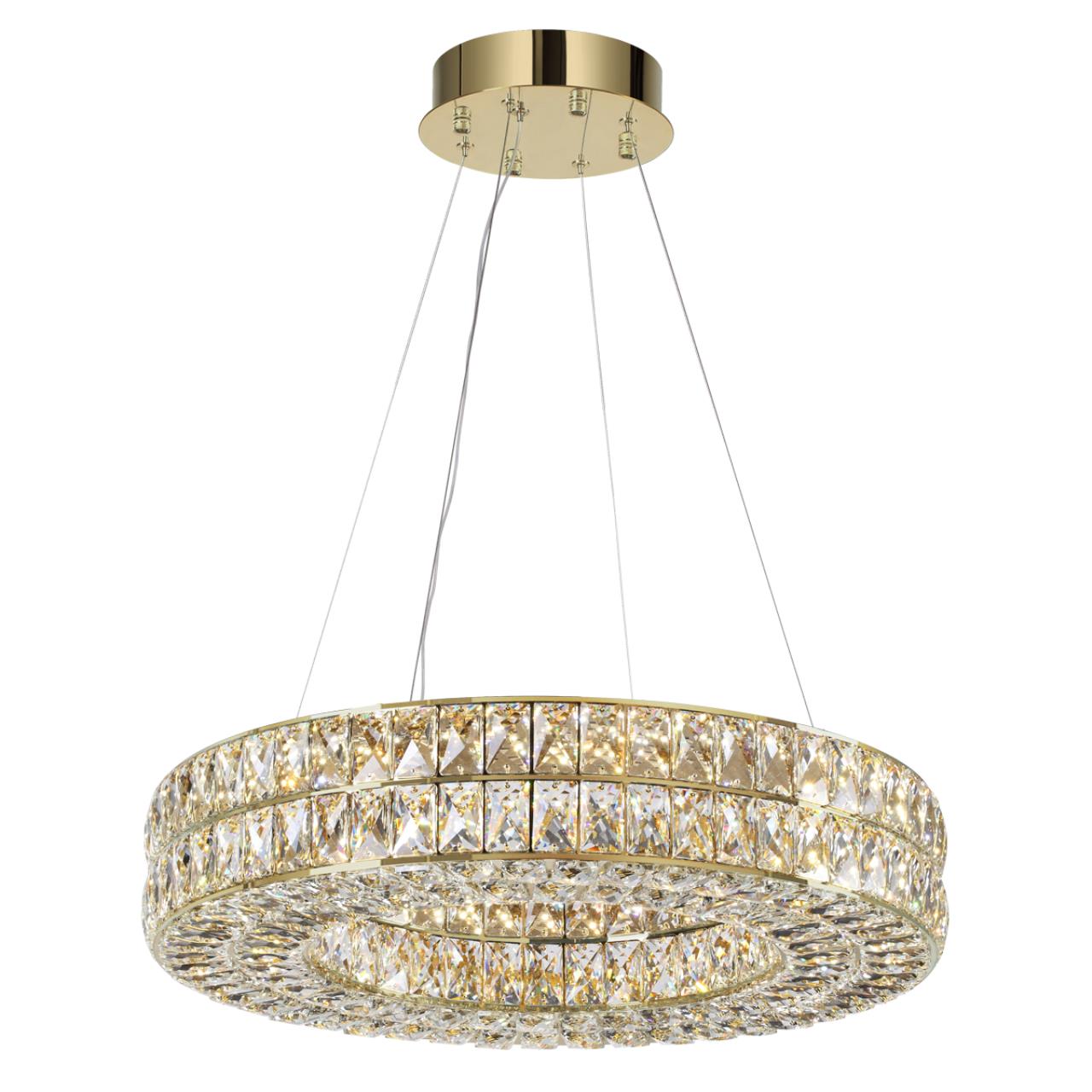 Люстра 60*60*120 см, 1 LED*52W, 4000 К, Odeon Light Panta, золотой 4926/52L