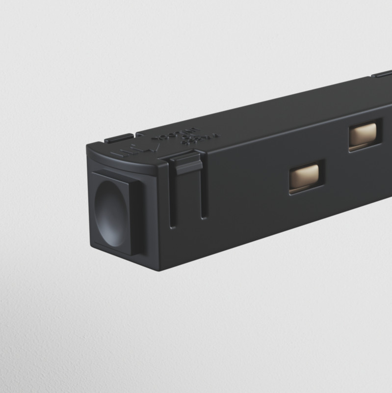 Ввод питания Maytoni Technical Magnetic track system S35 TRA004B-22B черный IP 20
