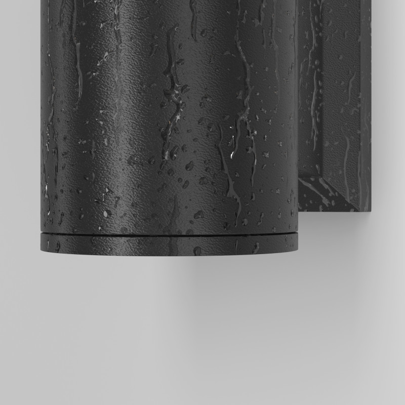 Уличный настенный светильник Maytoni Bowery  O574WL-01B, черный/матовый