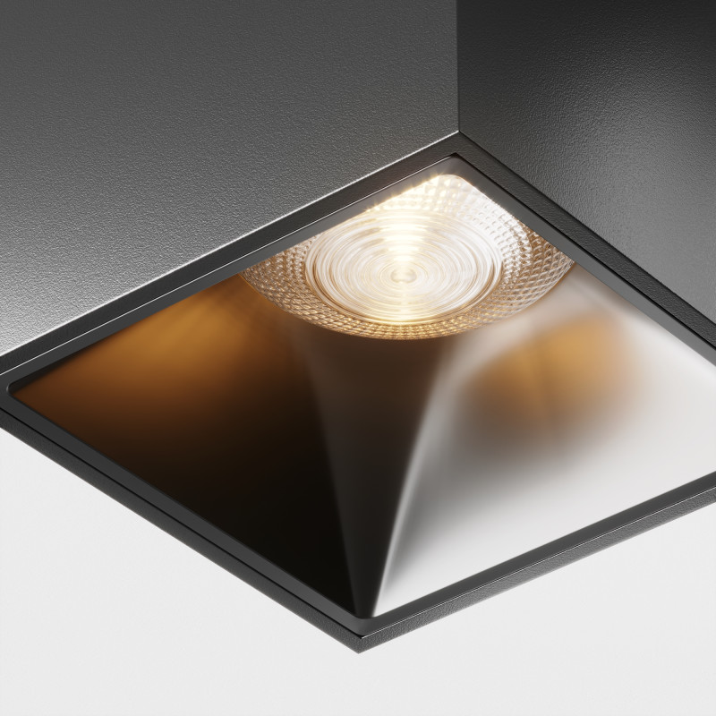 Светильник 7*7 см, LED 12W, 3000K Maytoni Cover C065CL-L12B3K, черный
