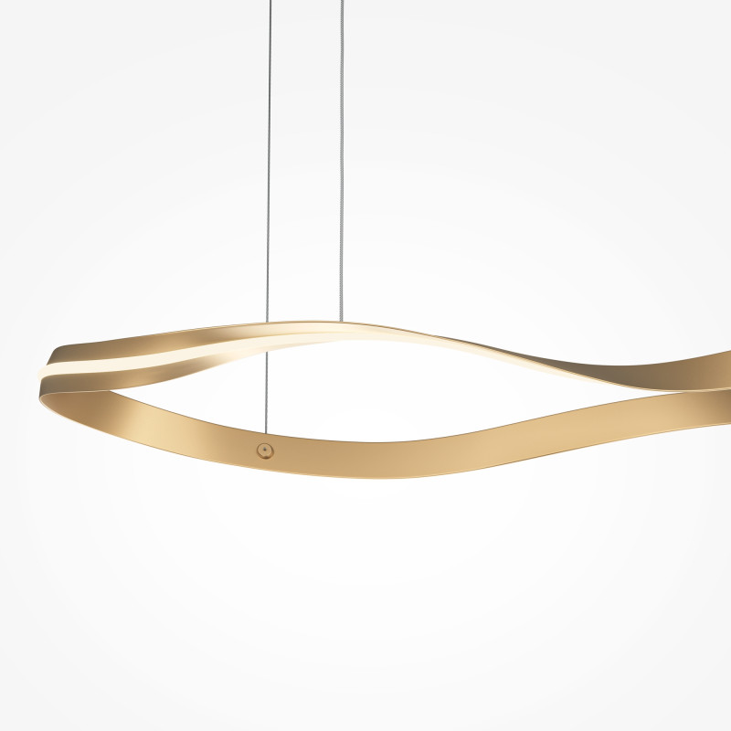 Подвесной светильник 115*35,5*329 см, LED, 34W, 3000К, Maytoni Plons MOD283PL-L34BS3K латунный