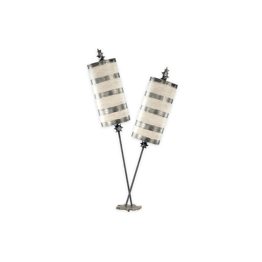 Настольная лампа *50*118 см, E27*60W, Natural Concepts Flambeau Nettle Luxe WINDSOR6-GR, хром