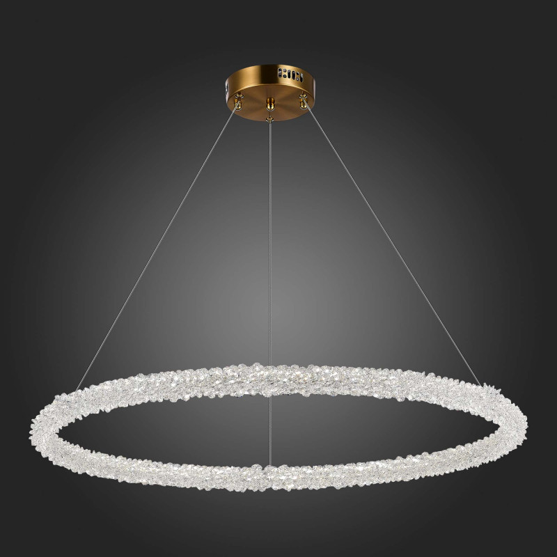 Люстра подвесная 80 см, 45W 3000 - 6500K ST LUCE AVANA SL6110.223.01 Золотистый