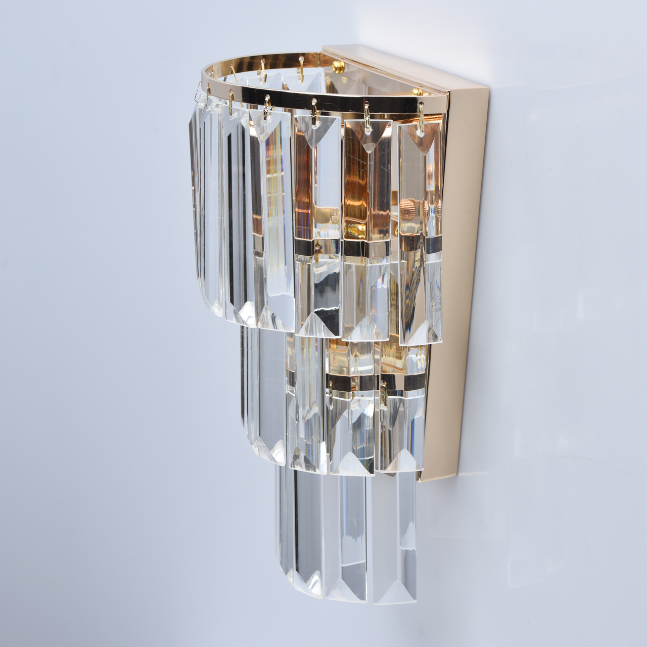 Бра 25*16*11 см, 1*E14 золото/прозрачный MW-Light Аделард 642022701