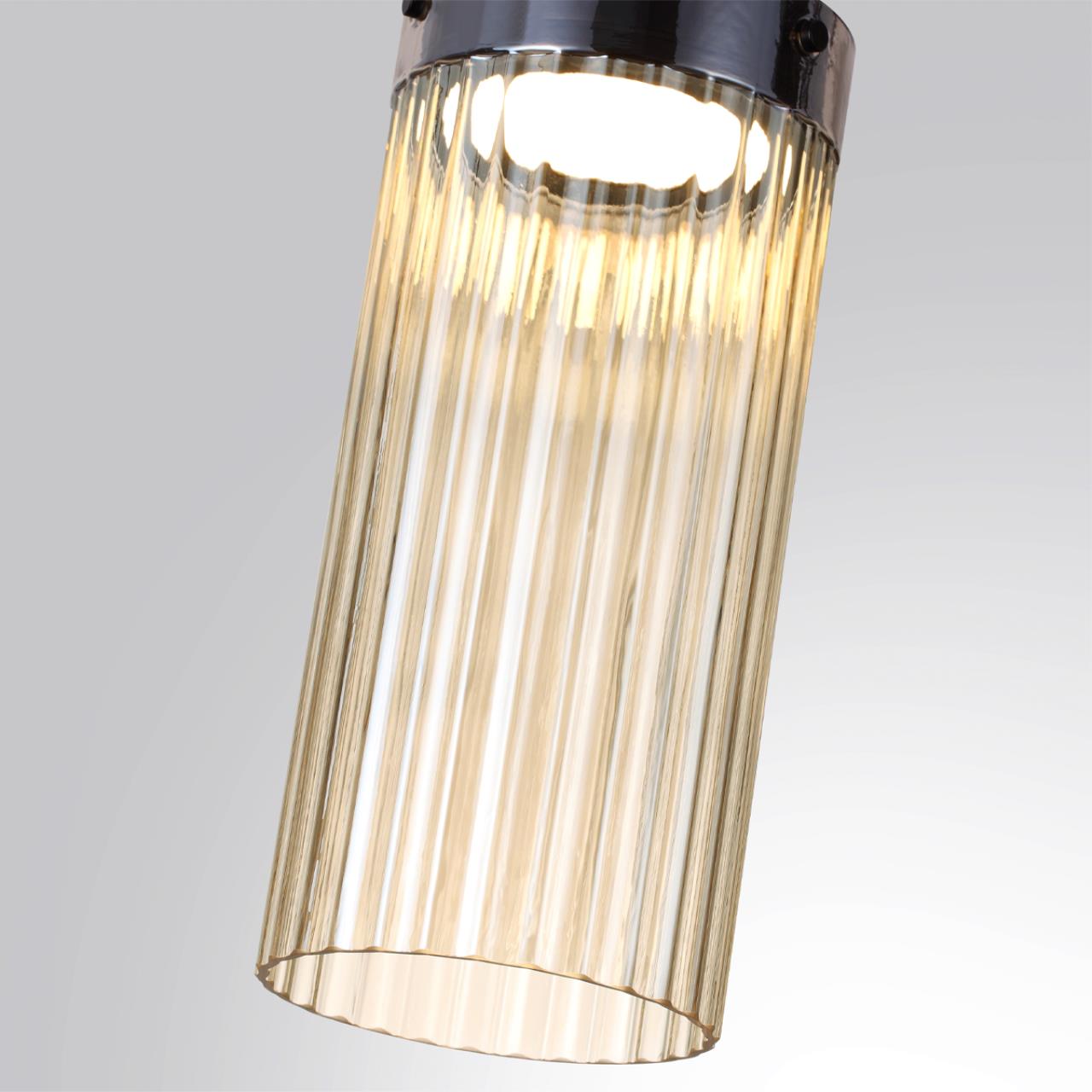 Потолочный светильник 15,5*15,5*35,8 см, 1 LED*10W, 4000 К, Odeon Light Pillari, черный 5047/10LC