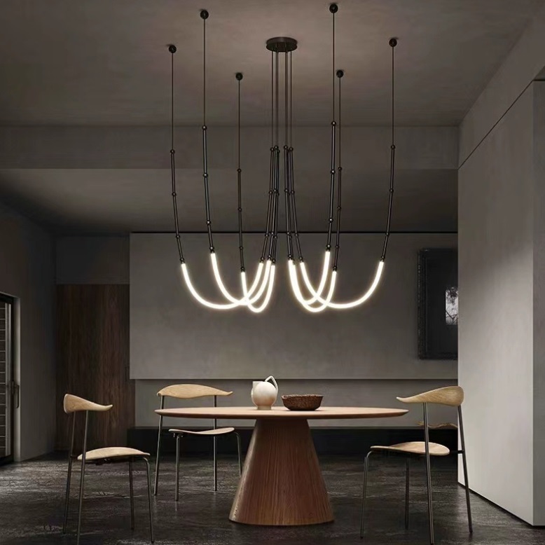 Подвесная светодиодная люстра Inodesign Alrik CH Black 44.1512