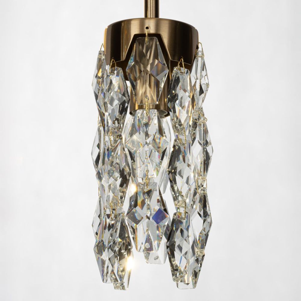 Подвесной светильник 30 см, Citilux Ronin CL326015, черный-бронза