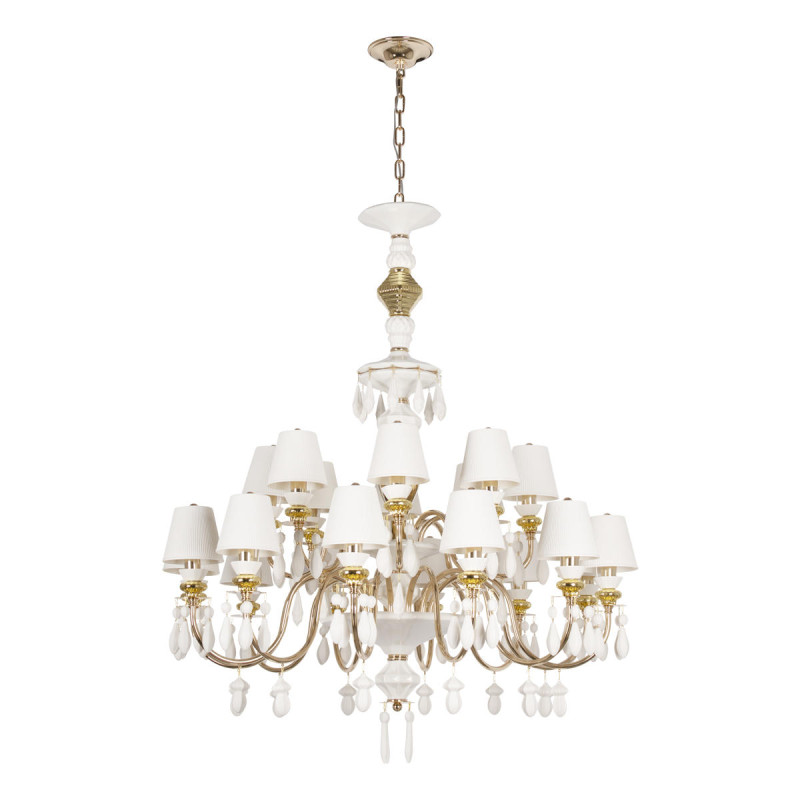 Светильник 93 см, Loft IT Grace 10203/12+8 White, золото